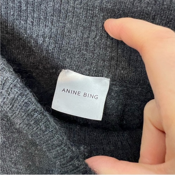 Anine Bing grey cashmere pants S - Picture 8 of 10